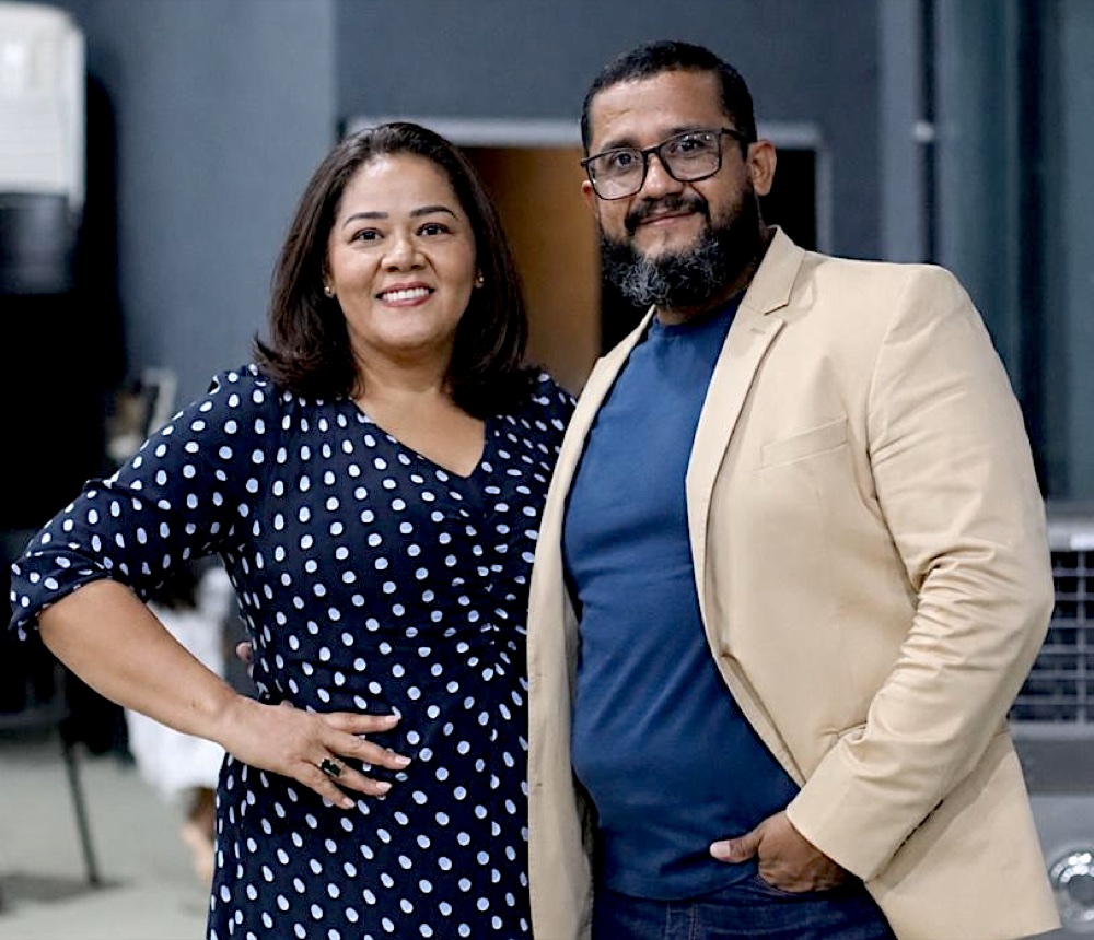 Pastor Frank Evencio Araújo da Silva e Pastora Arlene Alves da Silva Araújo